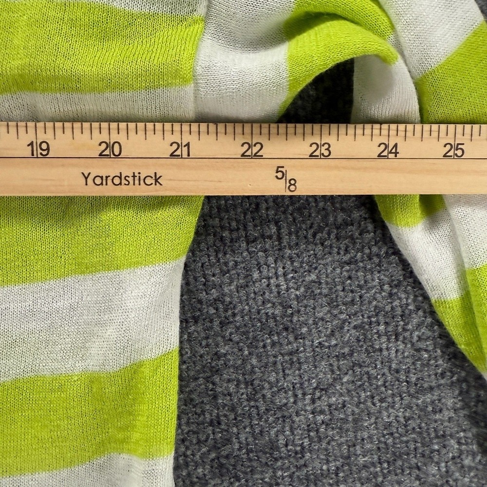 Parkhurst Sweater Womens L Yellow Striped Pullover Lightweight Preppy Casual - Picture 8 of 9